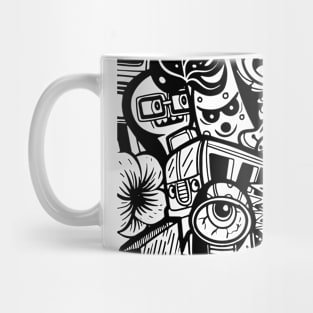 funny cute monsters Mug